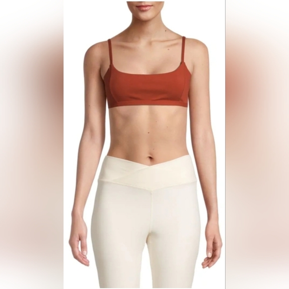NWT WOMEN'S CAMI BRA TOP IN RUST | WeWoreWhat Active | small - Picture 1 of 9